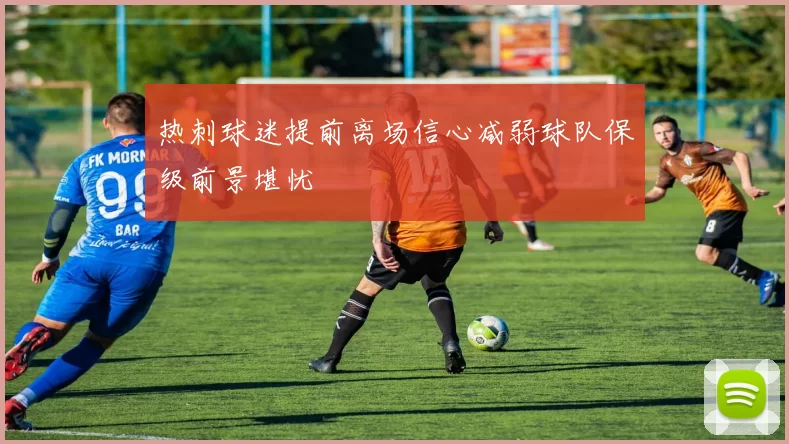 热刺球迷提前离场信心减弱球队保级前景堪忧