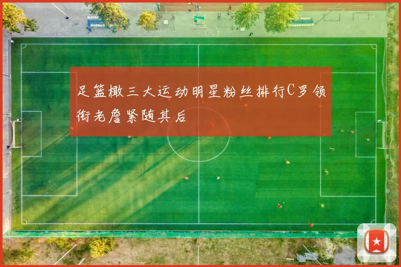 足篮橄三大运动明星粉丝排行C罗领衔老詹紧随其后